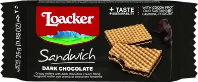 Obrázok produktu pre Wafel Loacker z ciemną czekoladą 25 g