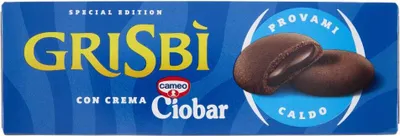 Produktbild von Grisbì Mix Box – 10 Sorten | Italienische gefüllte Kekse: Cioccolato, Nocciola, Pistacchio, Caffè, Cocco, Limone, Vegan Gianduia, Ciobar, KitKat, Fresh Zitrus + Italian Gourmet polpa 400g