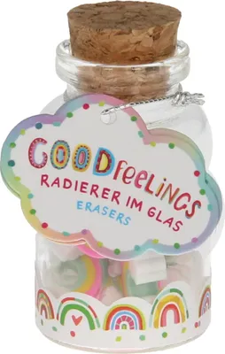 Immagine prodotto di Mini nuvole arcobaleno Gummet in vetro, 12 pezzi.