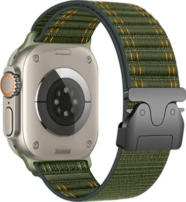 Zdjęcie produktu dla Pasek Beline Woven Nylon Diagonal do Watch 38/40/41mm zielony