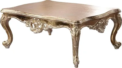 Produktbild von Wohnzimmertisch Tisch Sofa Tische Klassischer Beistelltisch Abstelltisch Golden