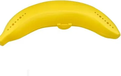 Produktbild von Famanu Bananenbox robuste Kunststoff - schützt Bananen vor Druck und Quetschungen