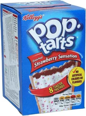 Produktbild von Kellogg's Pop-Tarts Frosted Strawberry Sensation 8er