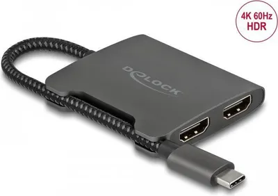 Produktbild von Delock Video-/Audio-Splitter - 2 x HDMI - Desktop