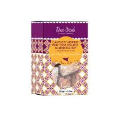 Produktbild von Weiche sizilianische Cantucci mit Modica Schokolade IGP 270 gr Biscotti Tumminello