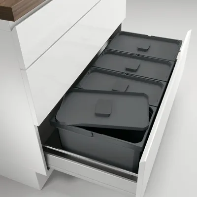 Produktbild von Cox® Box 220/1000-4, Systembehälter, anthrazit