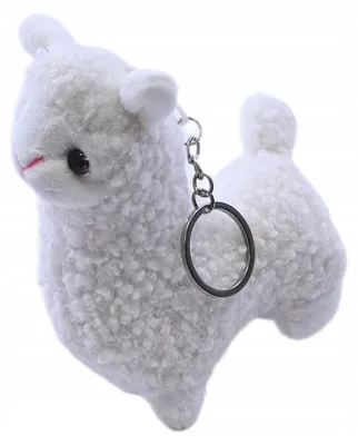 Produktbild von Plüsch Lama Alpaka Schlüsselanhänger Groß Bunt - Süßer Taschenanhänger & Perfektes Geschenk