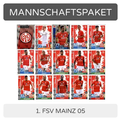 Zdjęcie produktu dla Topps Match Attax – sezon 2018/19 – zestaw klubowy – 1. FSV Mainz 05