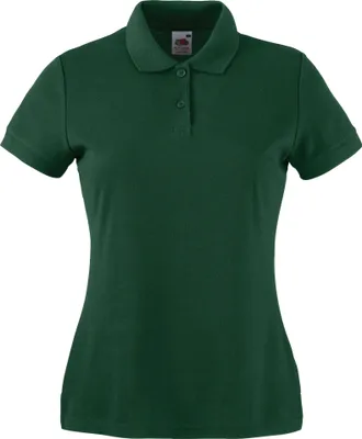 Produktbild von Fruit Of The Loom Damen 65/35 Poloshirt, Kurzarm BC384 (XL) (Flaschengrün)
