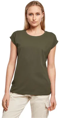 Imagen del producto de Build Your Brand: Camiseta de mujer, modelo "Damen", con corte holgado y hombros extendidos
