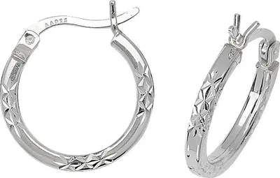 Produktbild von 925 Sterling Silber Damen - Paar Creolen - 10mm; TRS17710MM10