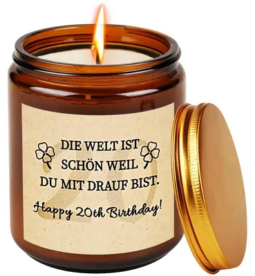 Produktbild von Duftkerze im Glas Lavendel Sojawachs 50 Stunden Brenndauer Geschenkidee für Frauen