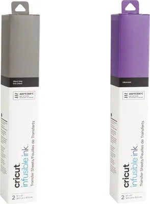 Produktbild von 4 Transferbögen - Grau/ Violett - Cricut