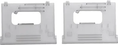 Produktbild von 2pcs Spulenabdeckplatten transparente Kunststoff -Gleitplattenbaugruppe Ersatz für BB370 BM2800 BM2800CT BM2800FG