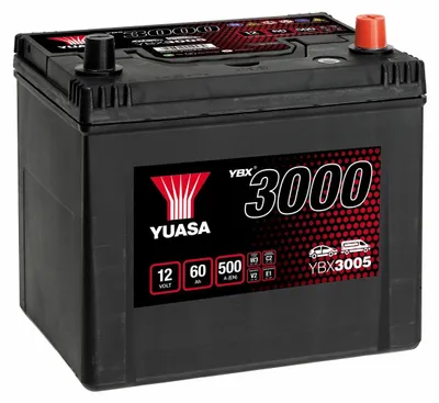 Produktbild von YUASA YBX3000 Starterbatterie 12V 60Ah 500A/EN D23 für Auto LKW Batterie