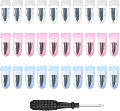 Produktbild von Reifenreparaturset 30 Stück, 10 S, 10 M, 10 L, mit Schraubendreher, für Autoreifen