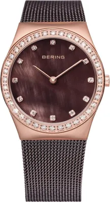 Produktbild von BERING Classic Damenuhr braun/perlmutt 12430-262
