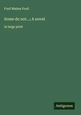 Produktbild von Some do not...; A novel