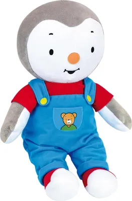 Productafbeelding van Pluche knuffel T'choupi, 45 cm, zacht, geschikt voor baby's