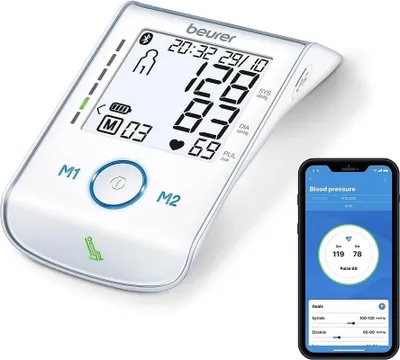Produktbild von Beurer BM 85 Oberarm-Blutdruckmessgerät mit Ruheindikator und App-Anbindung