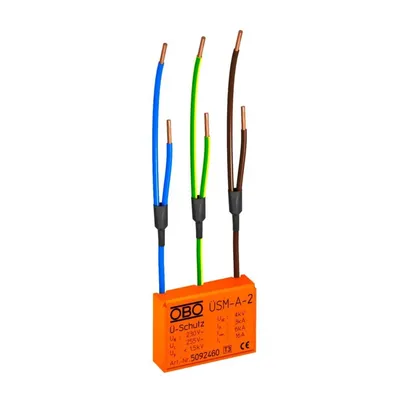 Produktbild von OBO ÜSM-A-2 Überspannungsschutzmodul f.alle Installationssysteme 255V 5092460