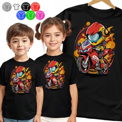 Immagine prodotto di Maglietta per bambini - Moto - Cartoon Rally for Boy - S