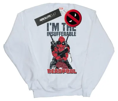 Immagine prodotto di Marvel - Felpa da uomo "I'm The Insufferable" BI21258 (3XL) (bianca)