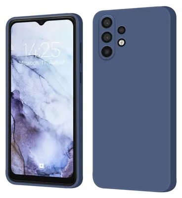 Produktbild von Hülle für Samsung Galaxy A32 5G Case Cover Bumper Smartphone Softgrip Schutzhülle Farbe: Lavendelblau