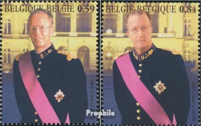 Produktbild von Briefmarken Belgien 2003 Mi 3249-3250 (kompl.Ausg.) postfrisch Baudouin