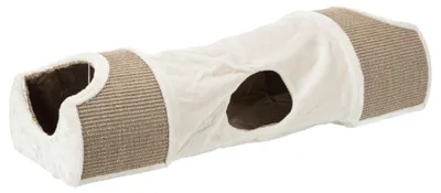Produktbild von TRIXIE Kratztunnel - lichtgrau/braun - 110 × 30 × 38 cm