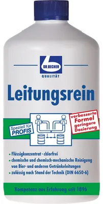 Produktbild von Dr. Becher Bier-Rohr Rein/Leitungsrein 1l