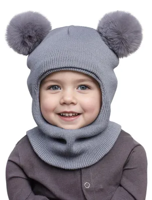 Produktbild von Warme Mützen mit Kapuze und Pompon für den Winter