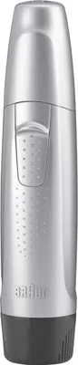 Produktbild von Braun Ohren Und Nasenhaartrimmer, Trimmer mit Doppelklingen, EN10, Grau
