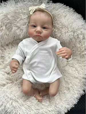 Zdjęcie produktu dla 45 cm duża lalka Reborn, bliźniaki, miękkie ciało, rozmiar noworodka, realistyczne lalki niemowlęce, wielowarstwowe malowanie skóry z widocznymi żyłami