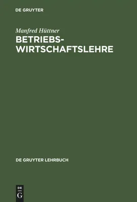 Produktbild von Betriebswirtschaftslehre