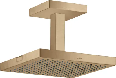 Produktbild von Kopfbrause AXOR STARCK SHOWERCOLLECTION 1jet DN 15 mit Deckenanschluss brushed bronze brushed bronze