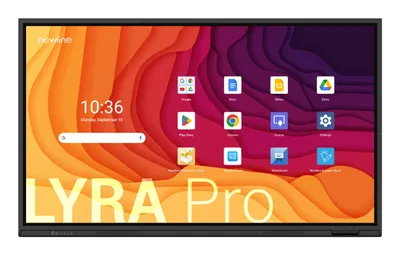 Zdjęcie produktu dla Newline TT-9823QA, 2,49 m (98"), 2161 x 1216 mm, 450 cd/m², 1.07 biliona kolorów, 3840 x 2160 px, 4K Ultra HD