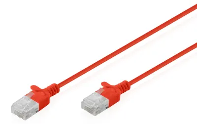 Obrázek produktu pro Digitus DK-1618-050S-R, 5 m, Cat6, U/UTP (UTP), RJ-45, RJ-45, Červená