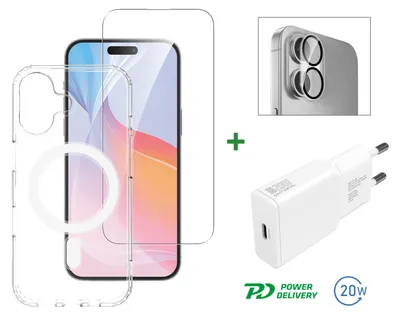 Image de 4smarts 3in1 Premium Starter Set pour Apple iPhone 16 (541176)