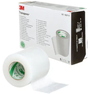 Imagen del producto de Cinta adhesiva médica, 5 cm x 9,14 m (paquete de 6 unidades)