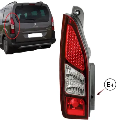 Obrázok produktu pre Zadné svetlo vľavo Pre Citroen Berlingo + Peugeot Partner B9 Zadné svetlo 2012-