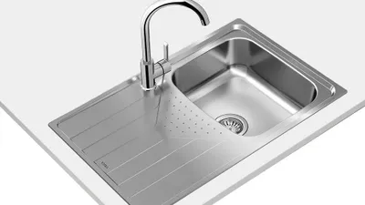 Produktbild von Teka UNIVERSE 45 T-XP 1C 1E, Aufsatzwanne, Rechteckig, Edelstahl, Edelstahl, 1 Becken, Rechteckig
