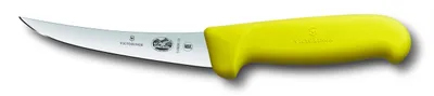 Zdjęcie produktu dla Fibrox, nóż do trybowania, 12 cm, prosty, żółty