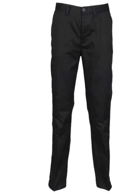 Image de Henbury - Pantalon chino « 65/35 » pour homme LT5715 (32L) (noir)