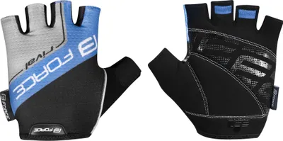 Produktbild von Kurzfinger Handschuhe FORCE RIVAL schwarz - blau %%% Größe: L