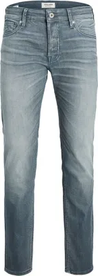 Produktbild von JACK & JONES Tim Slim Fit Stoffhose aus Bio-Baumwollgemisch mit Knopfleiste