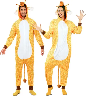 Giraffen Kostüm für Damen und Herren von Vorne
