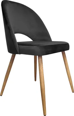 Obrázek produktu pro Židle ISKAR 2 VELVET černá/dubová