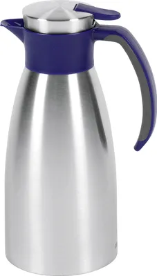Zdjęcie produktu dla EMSA Soft Grip, Dzbanek, 1 l, Stal nierdzewna, Fioletowy, Polipropylen (PP), Stal nierdzewna