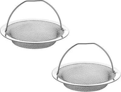 Produktbild von Famanu Set von 2 Abfluss-Sieben mit Griff - 11 cm
